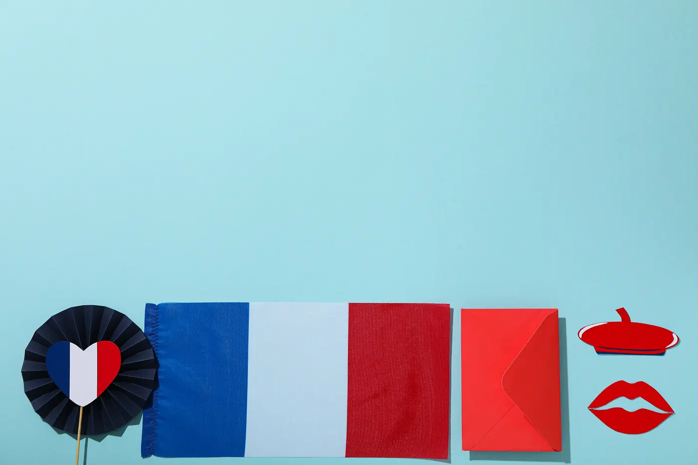 flag-of-france-and-other-symbols-on-a-blue-background