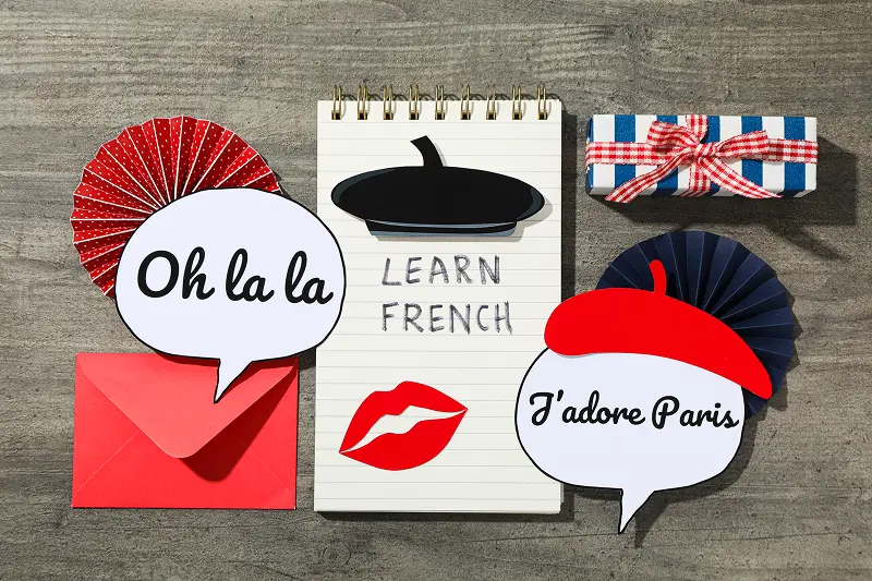 Fun French Language Learning with Speech Bubbles